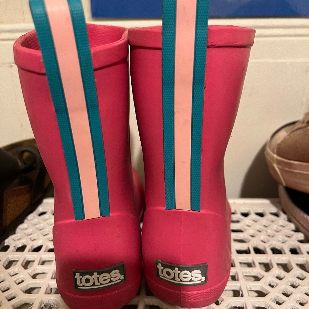 Totes little girls rubber boots
